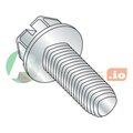 Newport Fasteners Thread Forming Screw, #6-32 x 5/16 in, Zinc Plated Steel Hex Head Slotted Drive, 10000 PK 171893